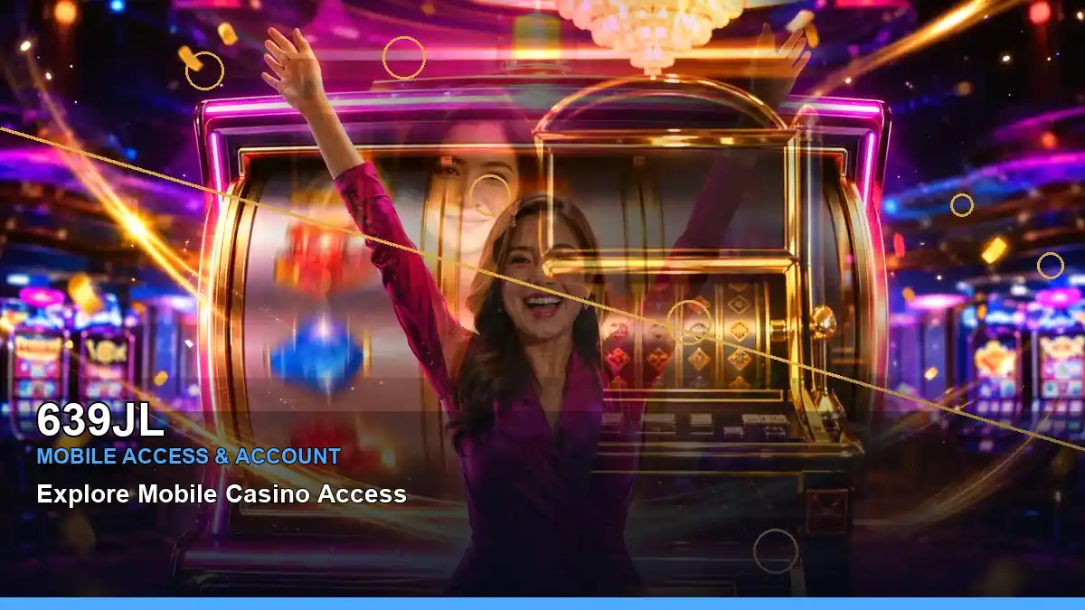 639JL mobile casino guide information for Philippine users, presented in a VIP lounge setting with rewards content