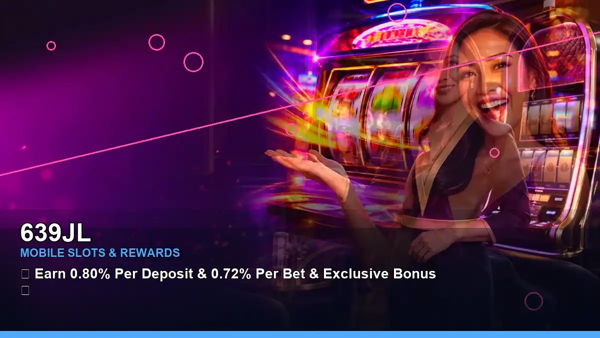639JL online slot games with an adult Filipina casino host and an energetic wide-angle layout